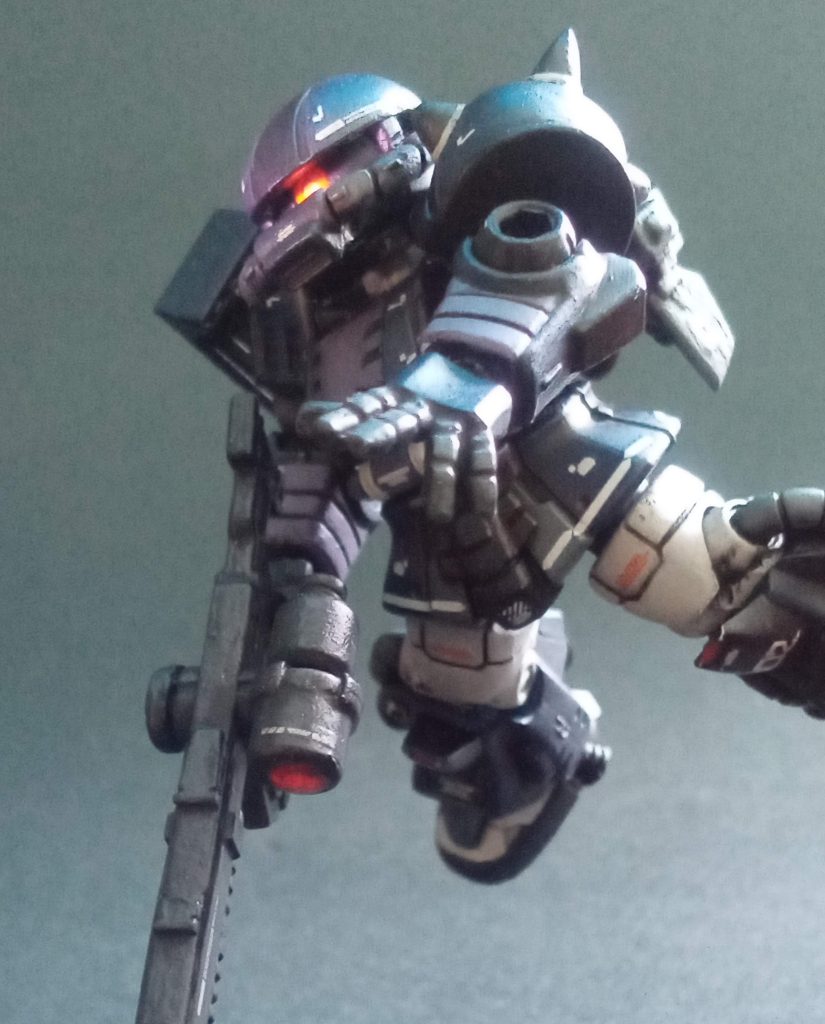 最後までご覧いただきありがとうございます!今回は白狼ことシンマツナガ機を黒い3連星、マッシュ機にしてみました。ちょうどオリジンの”誕生 赤い彗星”を見ていて3連星の登場シーンカッコいいなーと思い制作しました。レビルランチもリペイントするとは思わなかったけどw他にも、いろいろ投稿しておりますの宜しければ―