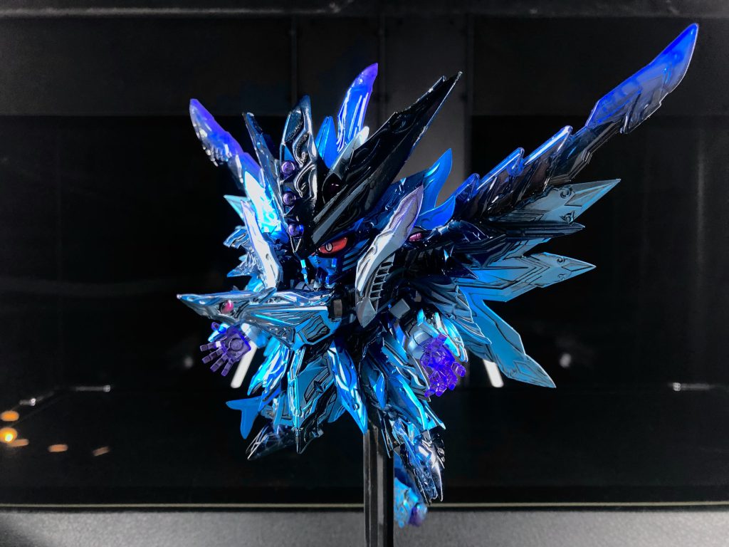 ・前回のスペリオルフォーミュラーと同じく肩の干渉緩和とネオジム接続・バックパックの大型化気持ち肩の可動範囲を広げています。