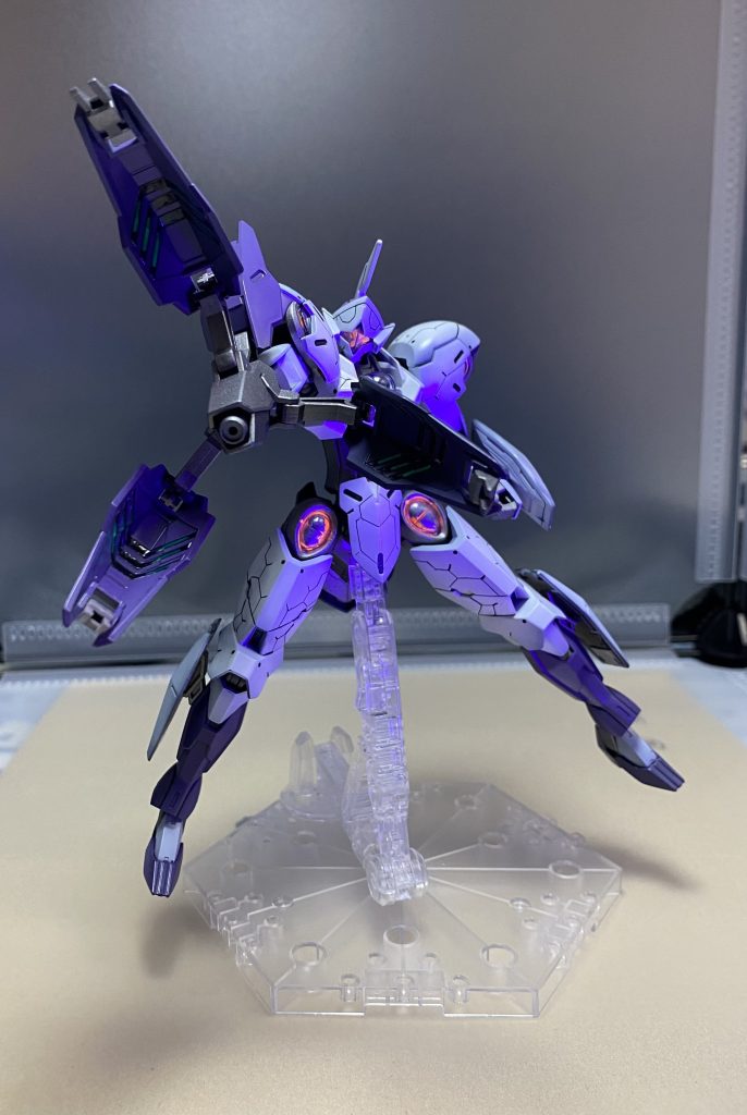 蛍光塗料を塗るのが雑過ぎました。ちょっと後悔。