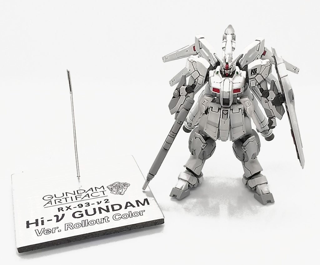 Hi-ν ガンダム ロールアウトカラー ガンダムアーティファクト–3枚目/制作者：ランゼル