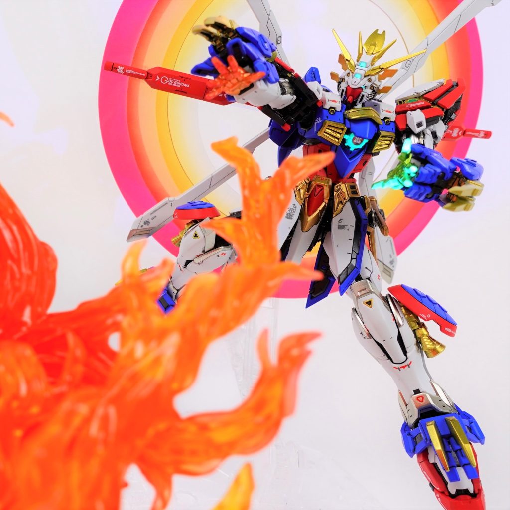 完成時の写真　その8最後は石破天驚拳で終わり劇中は炎のエフェクトじゃないんですけど雰囲気で