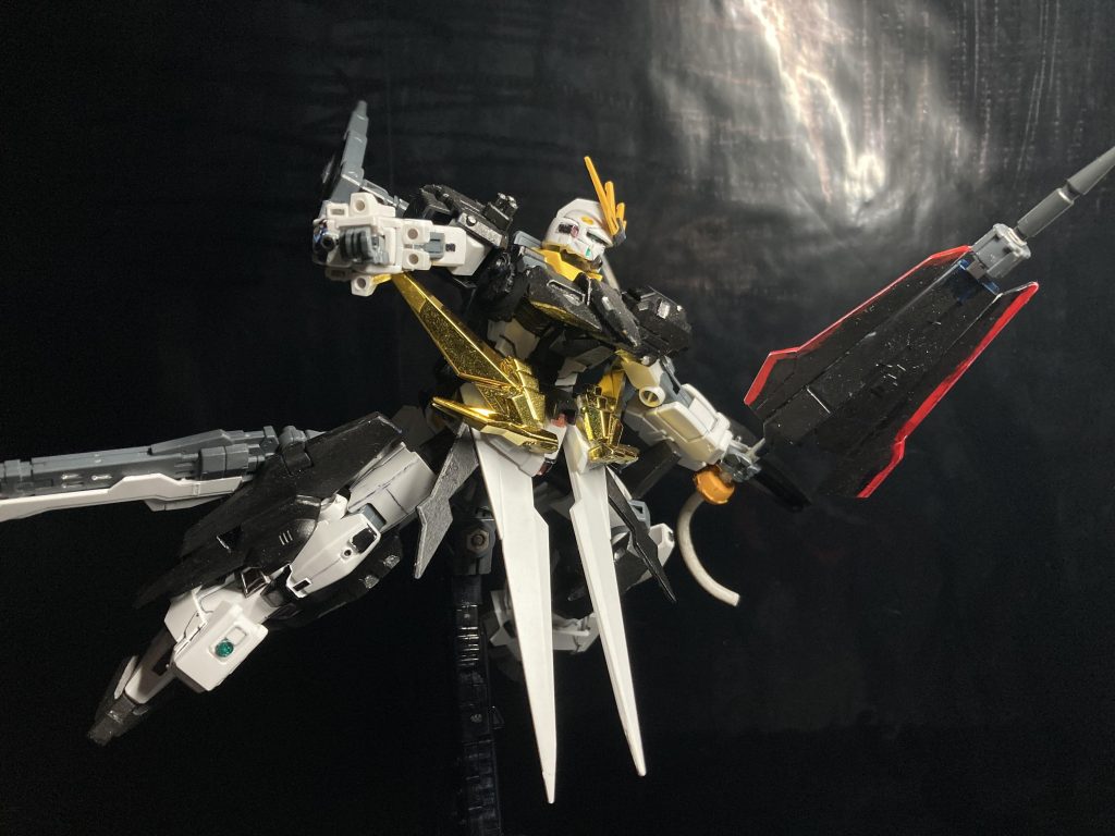 何となく後ろのビームキャノンを背後に回してみましたがかなりかっこいい！