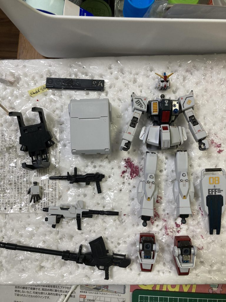 汚し前の塗装終了時です。