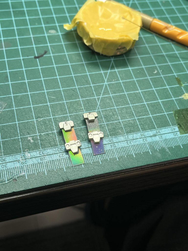 GNコード？と頬の黄色いダクト作り直しました。