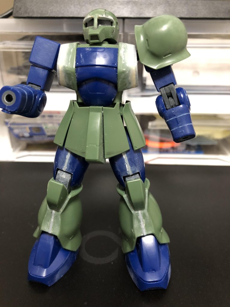 改修箇所胸部両側＋1.0mm顔　目元シャープ化大腿部＋1.0mm脛+1.0mm 