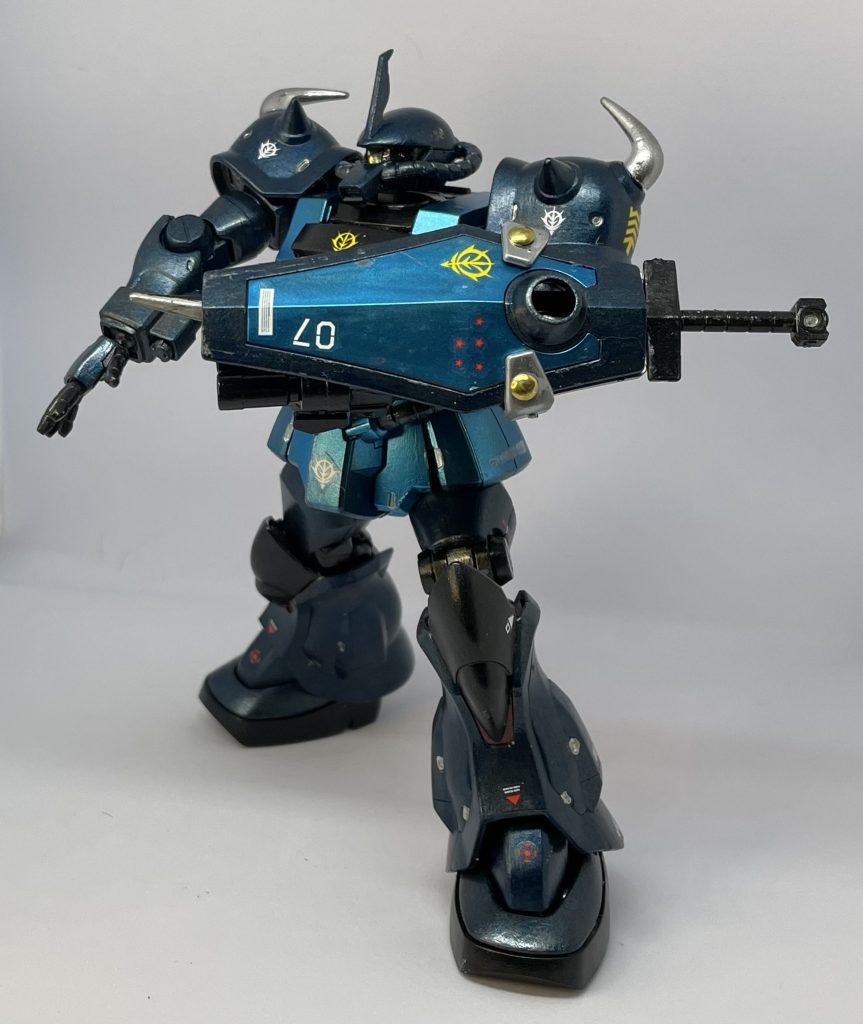 ガトリングガンをパージした状態ガトリングガンは相当重いのでパージするとかなり機動力が向上するはず