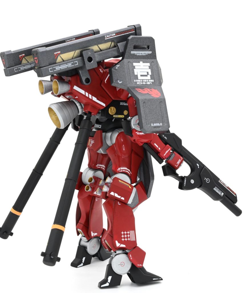 重たくなった分はでかいスラスターでどうにかします。