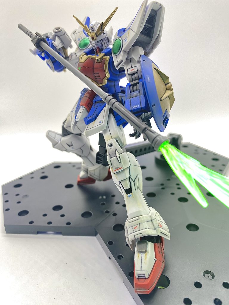 長物は、持ち手の逆は添えるだけ… やはりカッコいい(ニヤリ