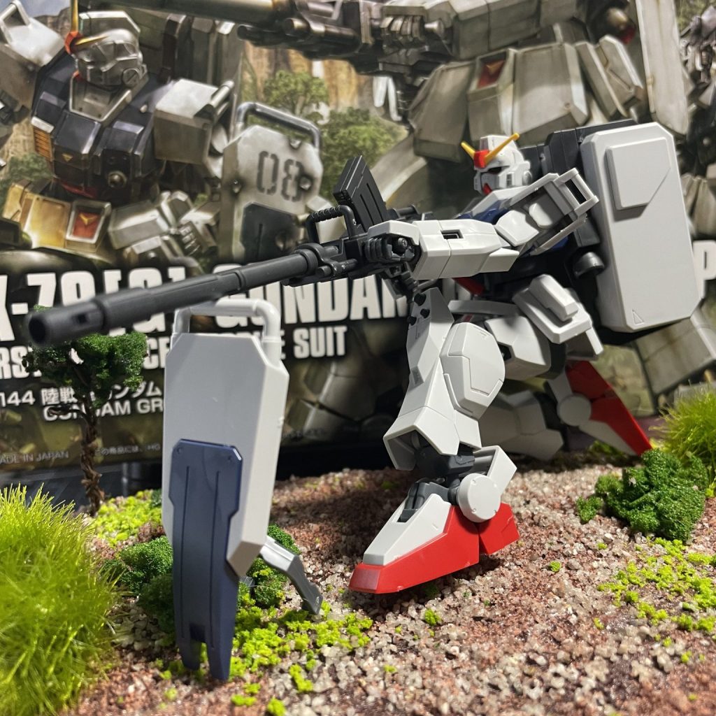 作品名：陸戦型ガンダム素組み完了<p>陸戦型ガンダム素組みしました 陸戦型と言えばダメージ加工やウェザリングが似合うのでどんな風に仕上げようかワクワクが止まりません😄 そしてこの大型ランドセル！ キャノン砲が収納できるとかロマンしか詰まってないですね ジオラ […]</p>