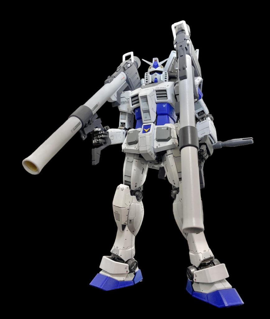 RX-78のダブルバズーカ仕様が大好きなんです。MGだと武器もデカいので迫力もありとても満足してます。