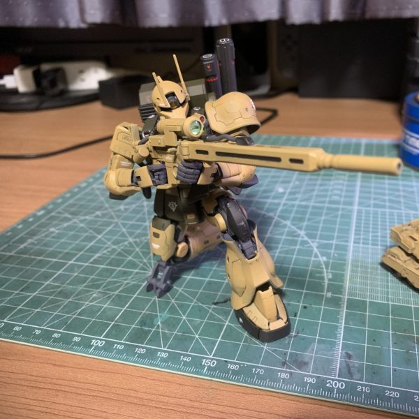 RGシャアザク改造してRGザクスナイパー作ってみた