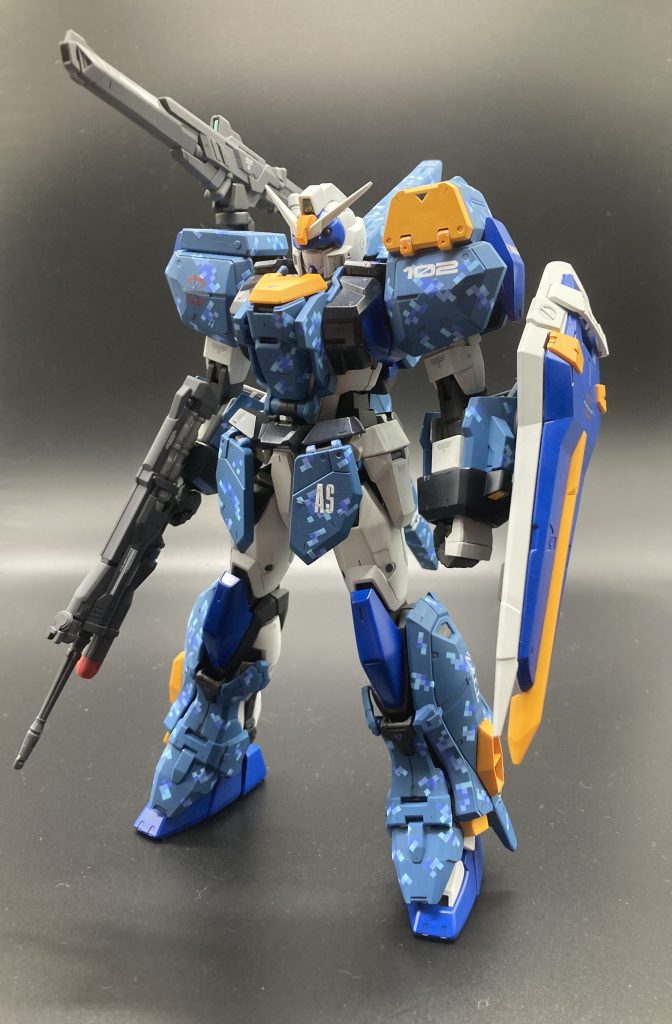 MG デュエルガンダムアサルトシュラウド ピクセル迷彩–2枚目/制作者：Yao