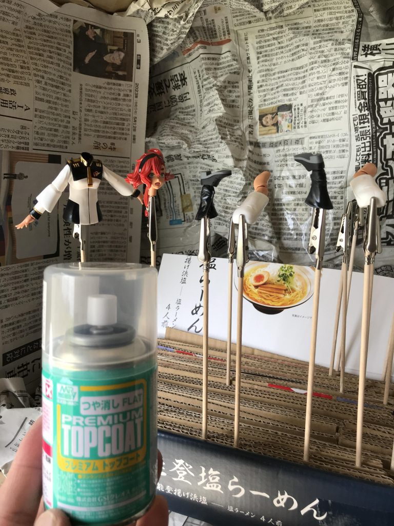 艶消しスプレーをやり完成です😊
