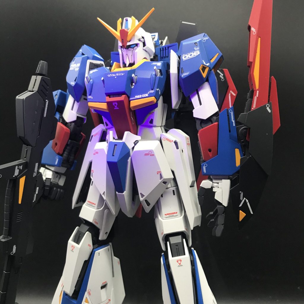 しゅふ様】MG Zガンダムver.ka エアブラシ全塗装 完成品