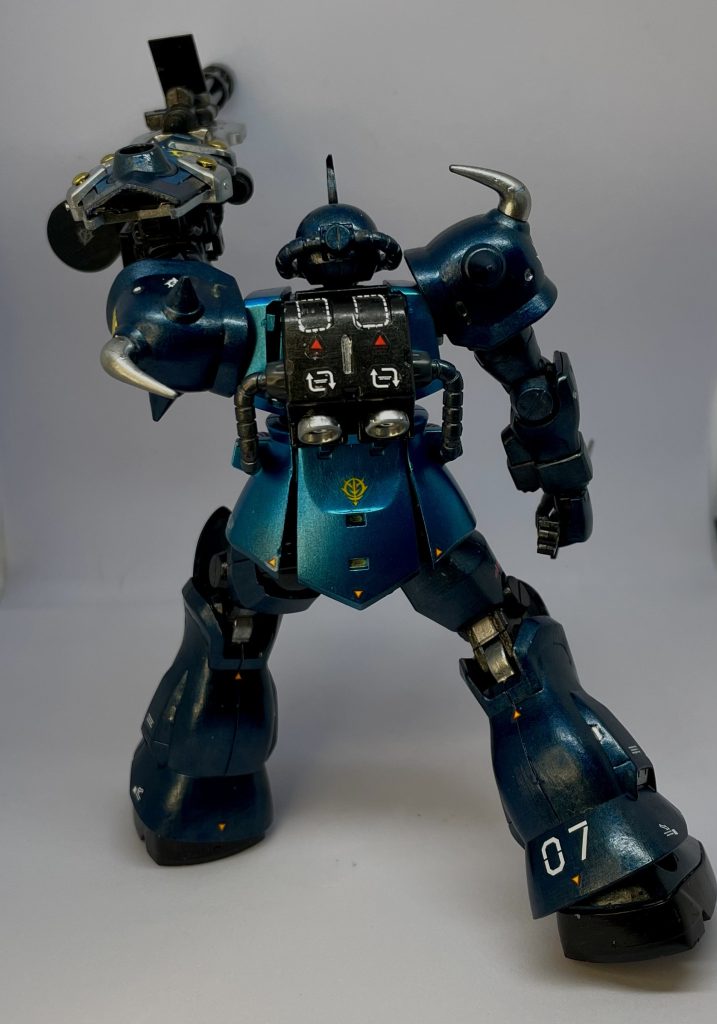 後ろ姿怯えろ!竦め!MSの性能を活かせぬまま、死んでゆけ!07は機体名MS-07B-3より