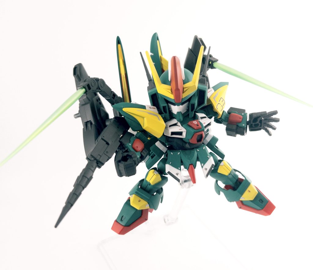 ガトリングブースターが付いてるフレキシブルアームは、ガトリングを切り離す事でサーベルにもなります。