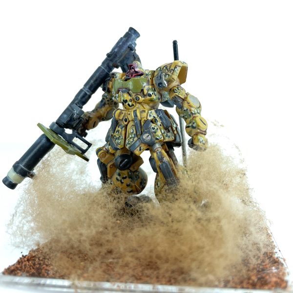 ガンダム アーティファクト ドム･トローペン 迷彩塗装