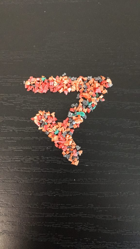 二度切り後のランナーくずです。