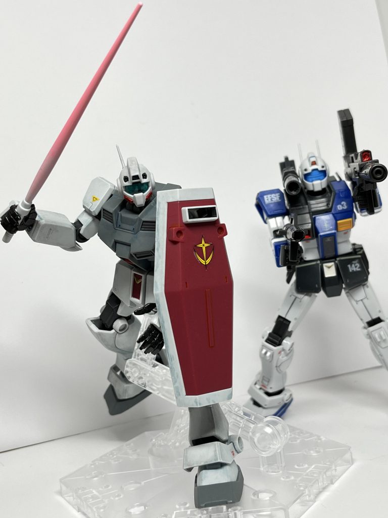 以前投稿したジム・キャノンと夢の共演。ジム・キャノンが援護の弾幕を張る中、単騎突っ込む寒冷地仕様！最後までご覧いただきありがとうございます！