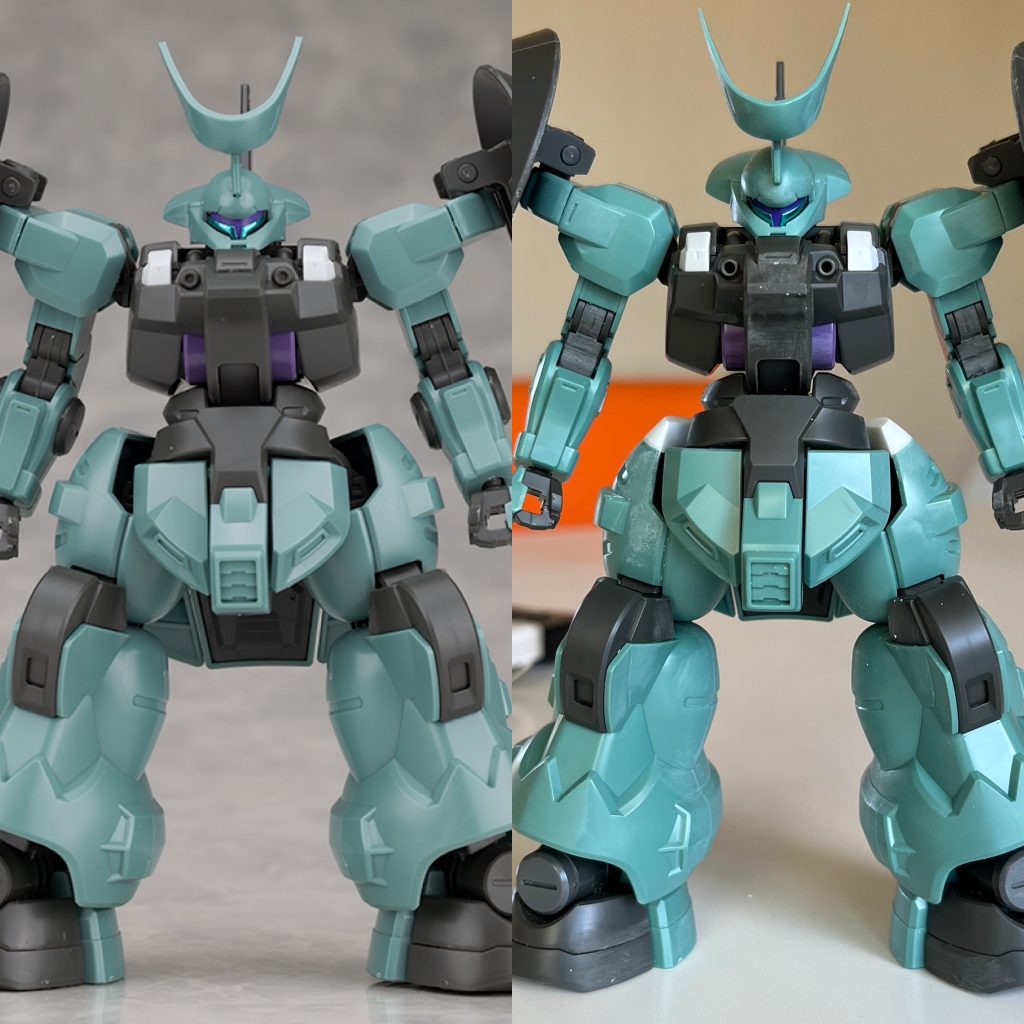 脚長効果はこんな感じ。