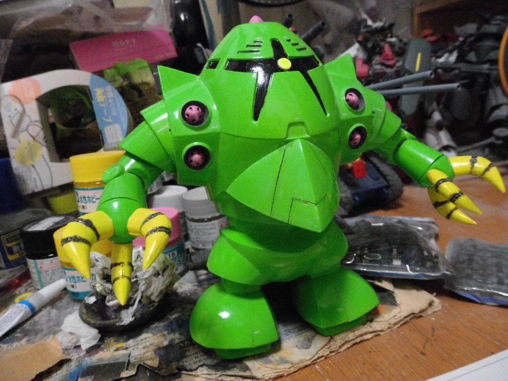 つや消しクリア吹く前・・これはこれでいいかも。