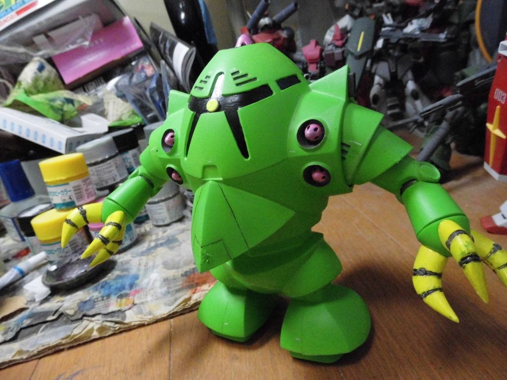 パーティングラインはあえて消しませんでした。