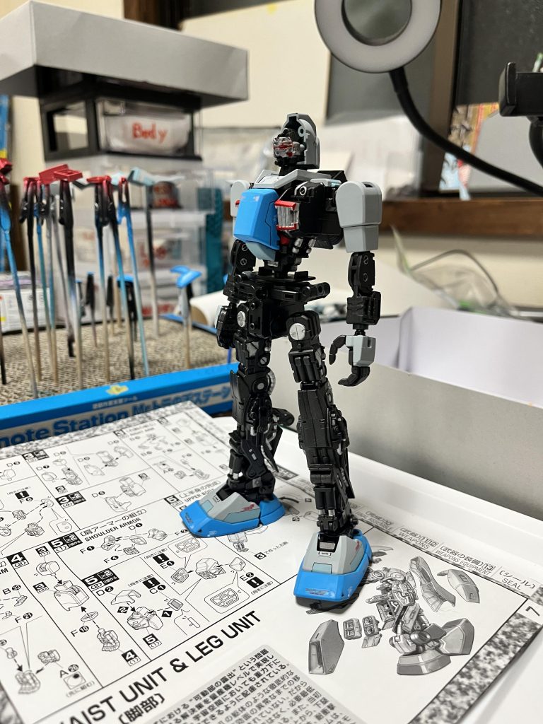 装甲つけていくと、内部フレームほぼ見えないMGは内部フレーム塗るのが中々大変だけど、楽しいです