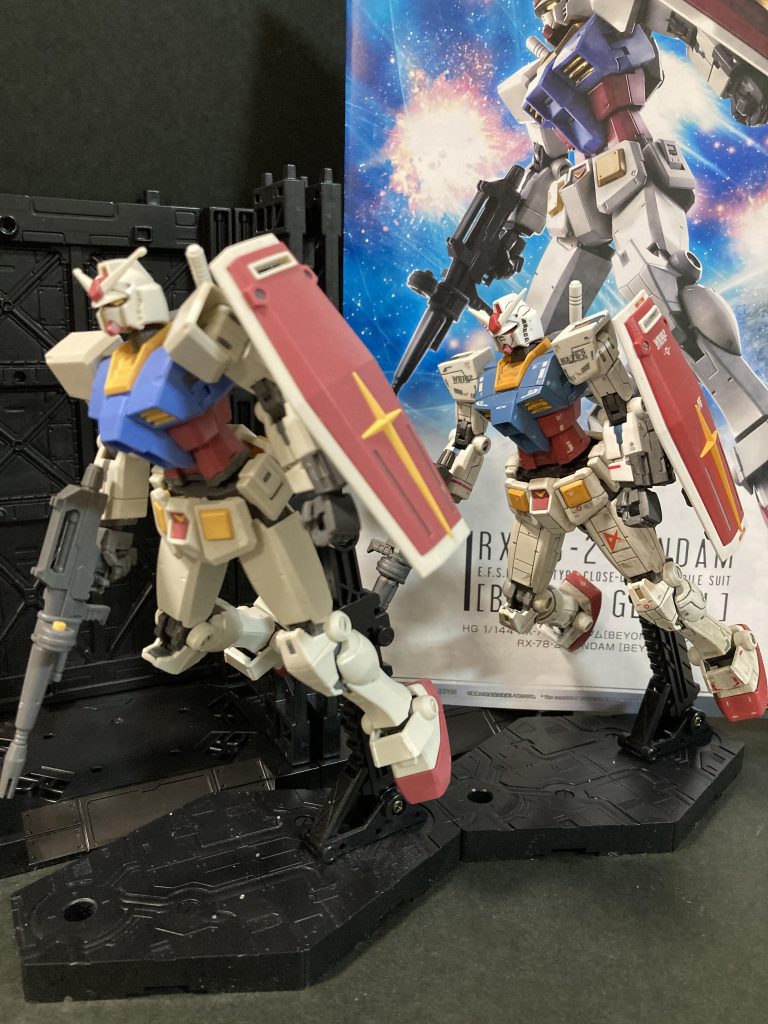 並べてパチリの図。面出しを意識した為か、すっきりとしたスタイルになりました。