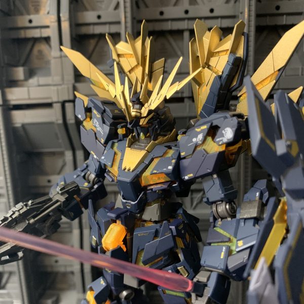 RG バンシィノルン　部分塗装