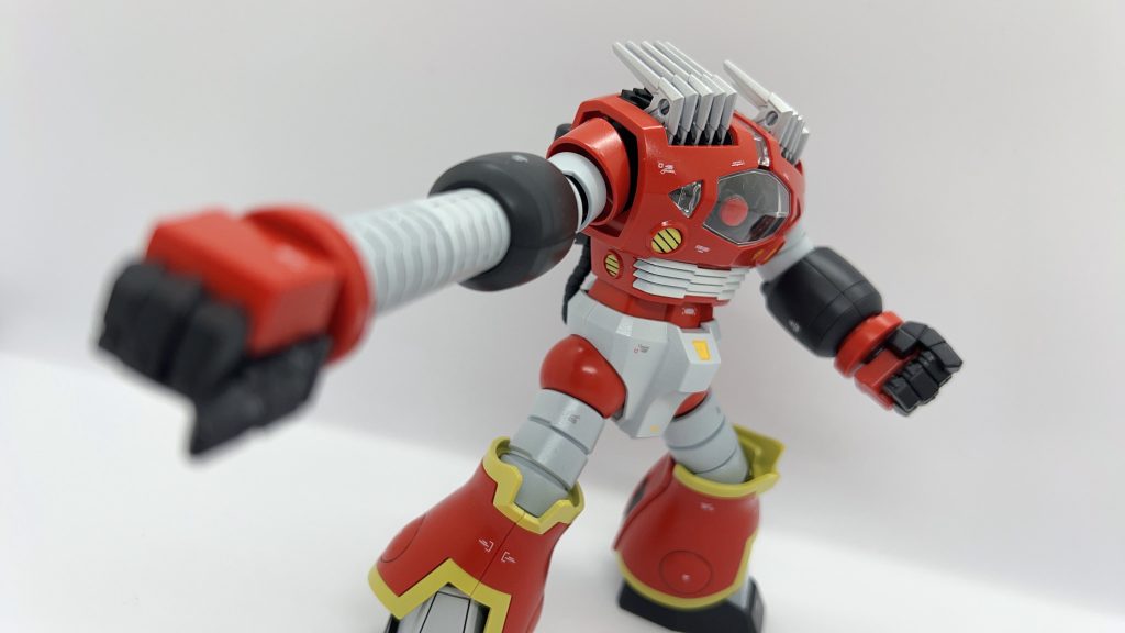 2段階伸ばしたアームパンチです。