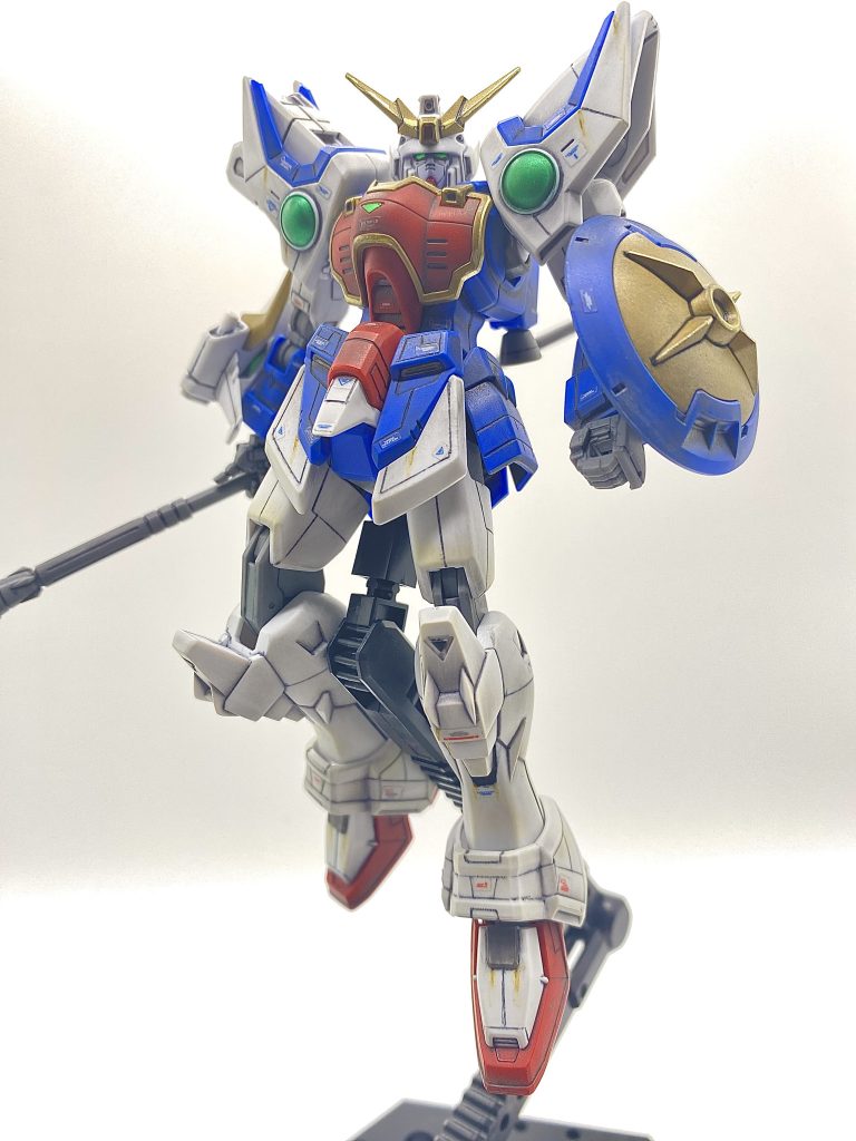 バーニアジャンプからの空中立ち。見下ろし顔も喧嘩強そう笑笑