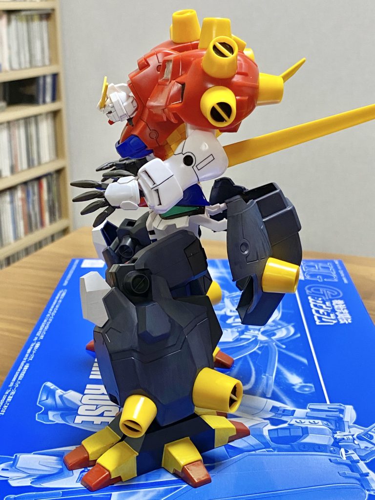 真横。
