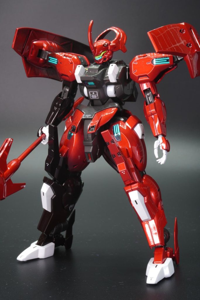 徐々に闇落ち感を出したかったので、右側から、グラデで赤くしています。