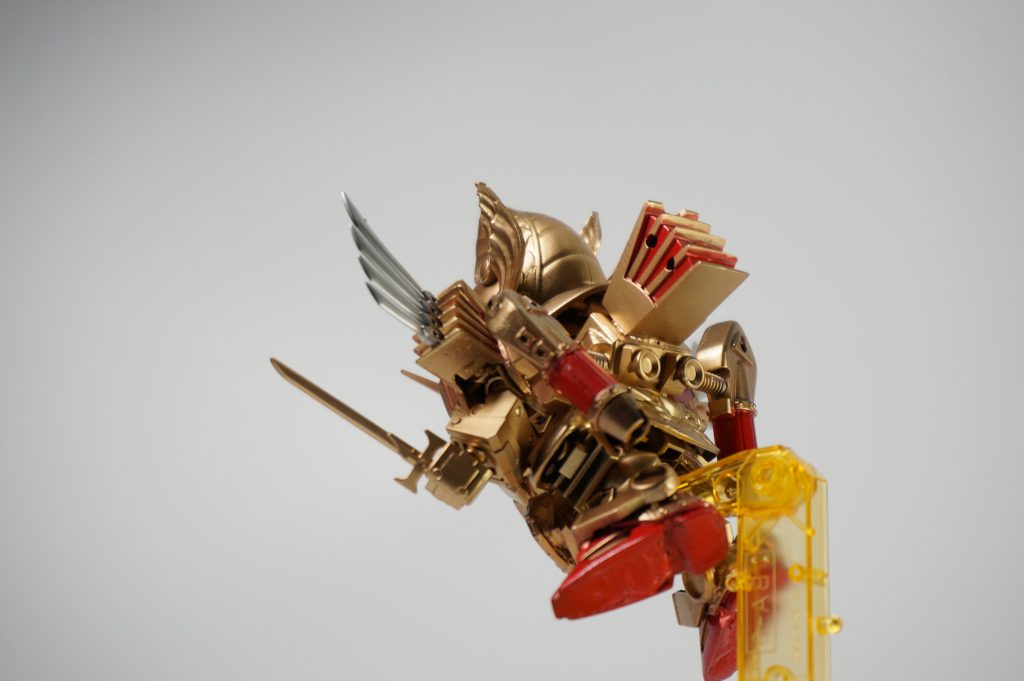 レジェンドBB武者ガンダムと千生大将軍ミキシングで作りました！ヴェスバーのつなぎはなんとスプリング！