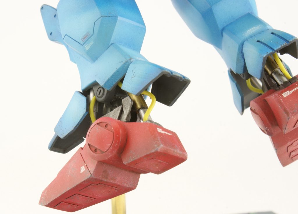 I added mechanical detail with brass/aluminum tube and wire.