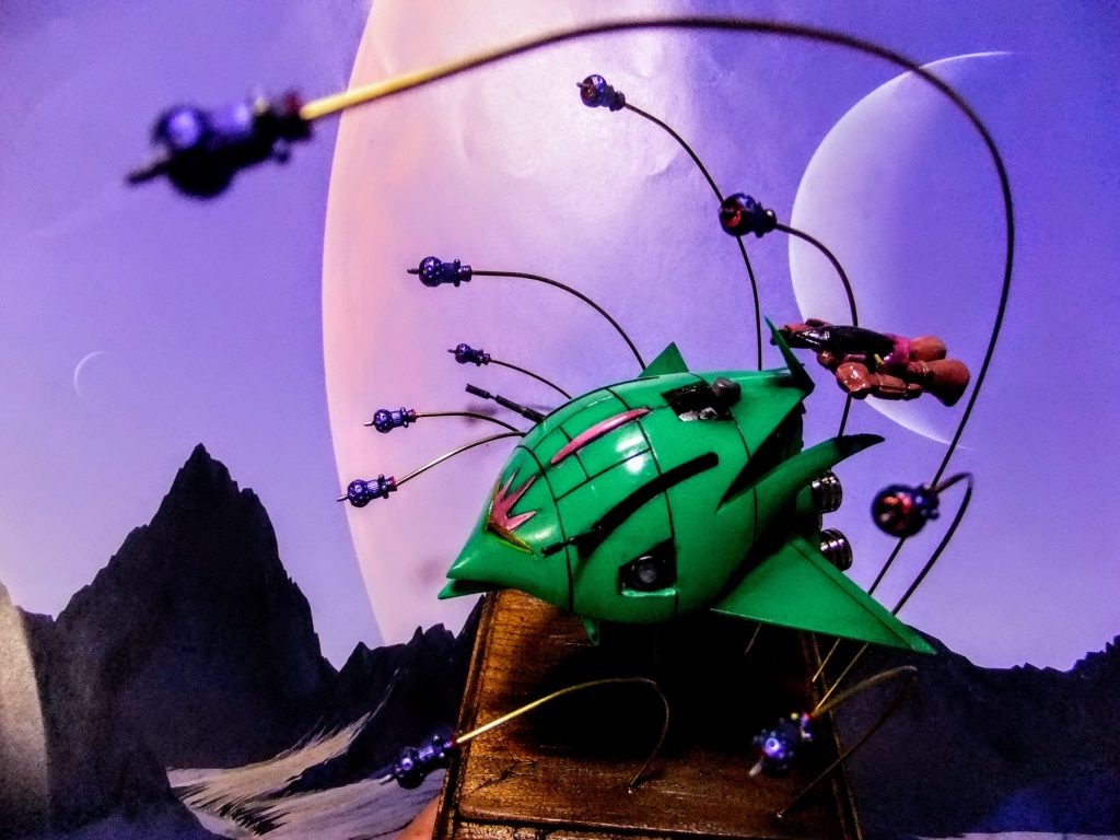 ララァスン専用モビルアーマー(エルメス)&ララァお披露目デス♫–3枚目/制作者:gtarou