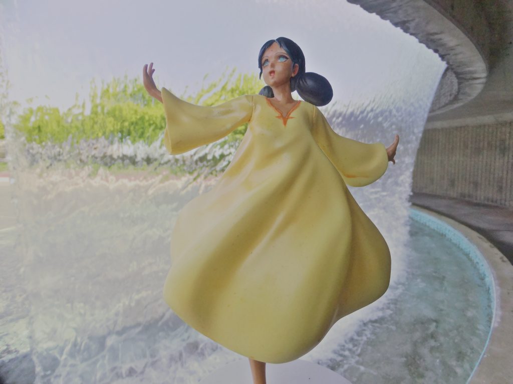 噴水裏でストロボ2灯で光量補足して撮影デス♫ 