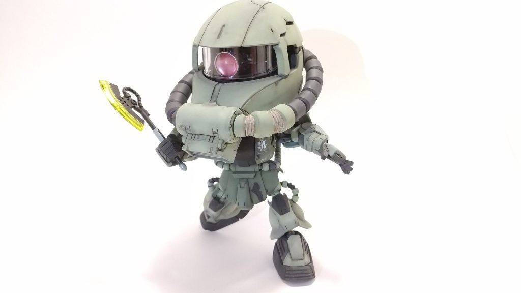 胴体、脚の動力パイプは、作り直しています。