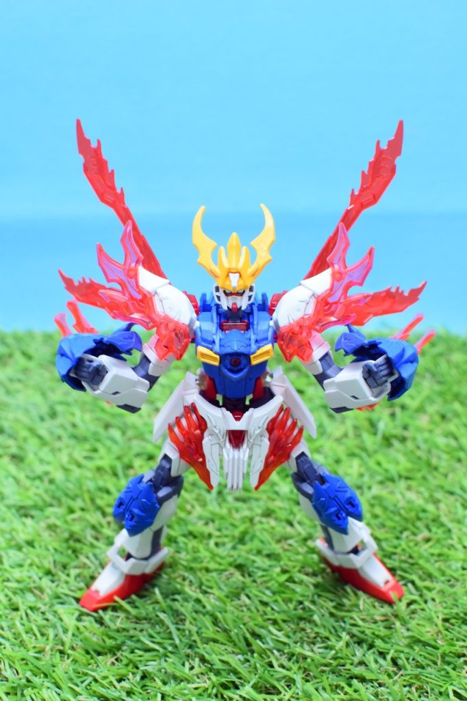 スーパーモード！！ふんばり立ちでうおおお！って感じです。