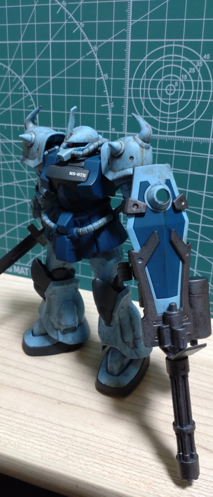 HG グフカスタム　ウェザリング