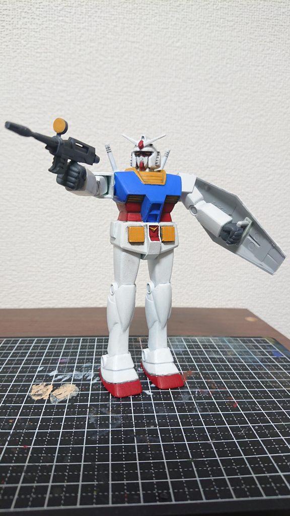 今回は肩も固まらず動かせました(笑)