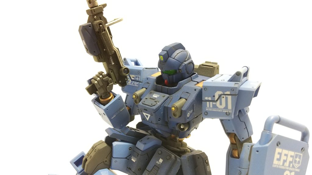 頭部は、掘り下げ改造しました。