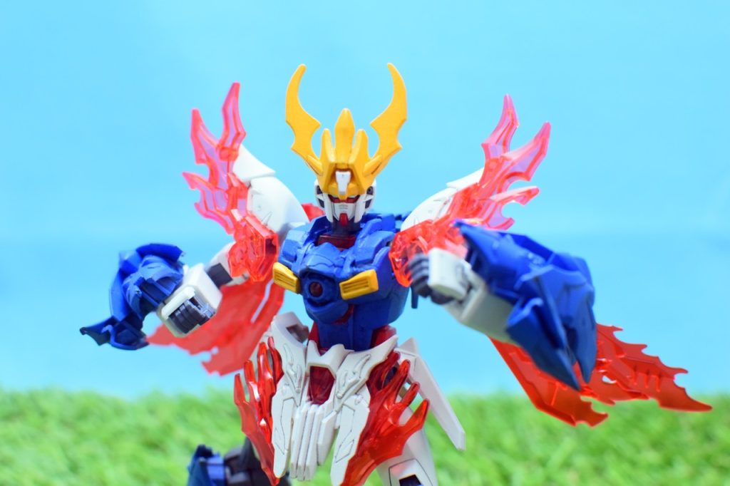 ファイティングポーズ。