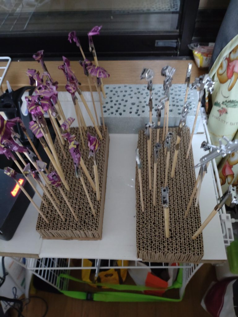 もう少し赤くした方がよかったが…塗装は一期一会試し塗装はやりませんwとりあえず試作は最後にして出来る限り次からちゃんと作っていこうかと思います