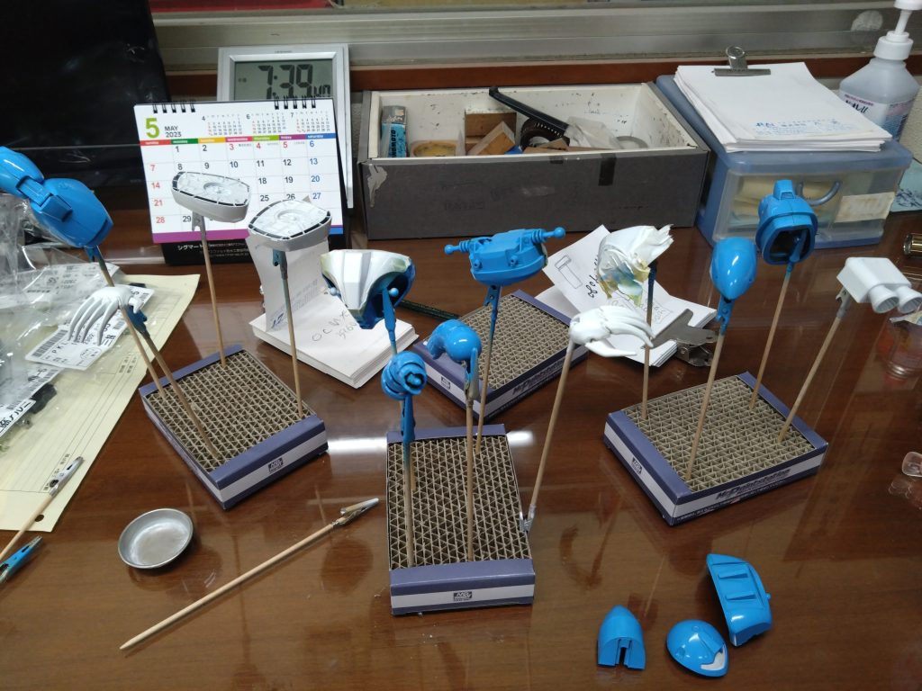 塗装完了 乾き待ちです。