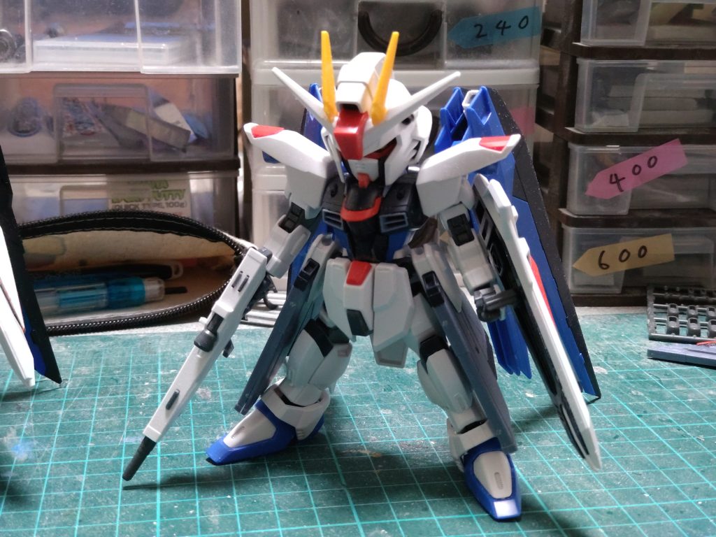 各部の短縮をざっとやって頭身バランスがおおまかに決まった状態