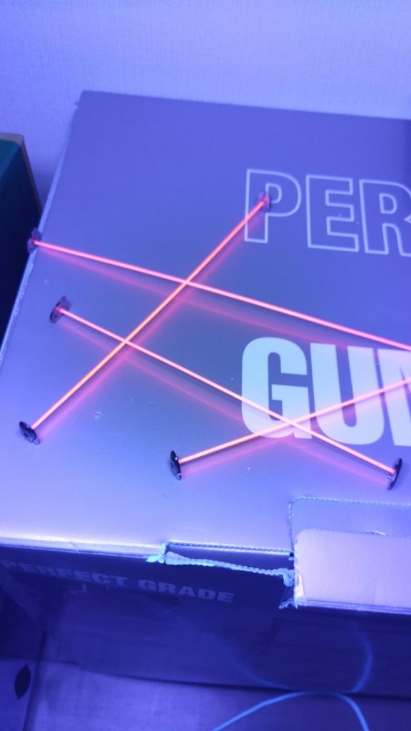 2mmプラ棒でレーザー再現