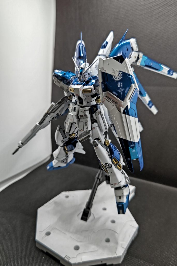 青なキャンディで白はパール塗装にて