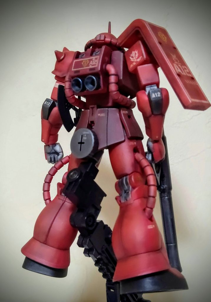 成型色を活かしたかったので、フィルタリングとウェザリングマスターを軽く使用するだけにしています。