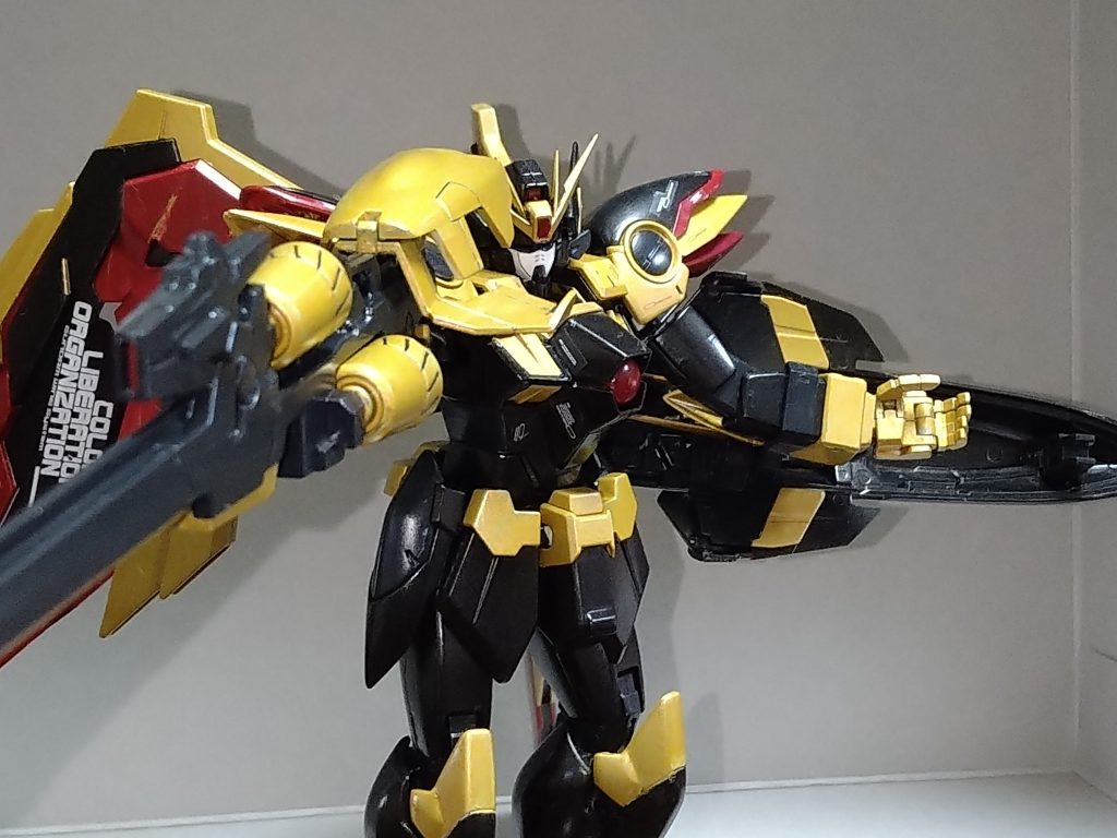 ハドロン砲をイメージしたポージング